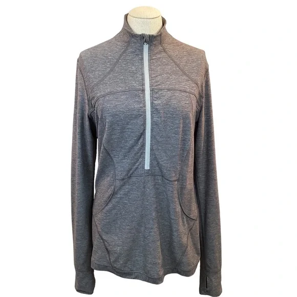 Lululemon Define 1/2 Zip Jacket Gray